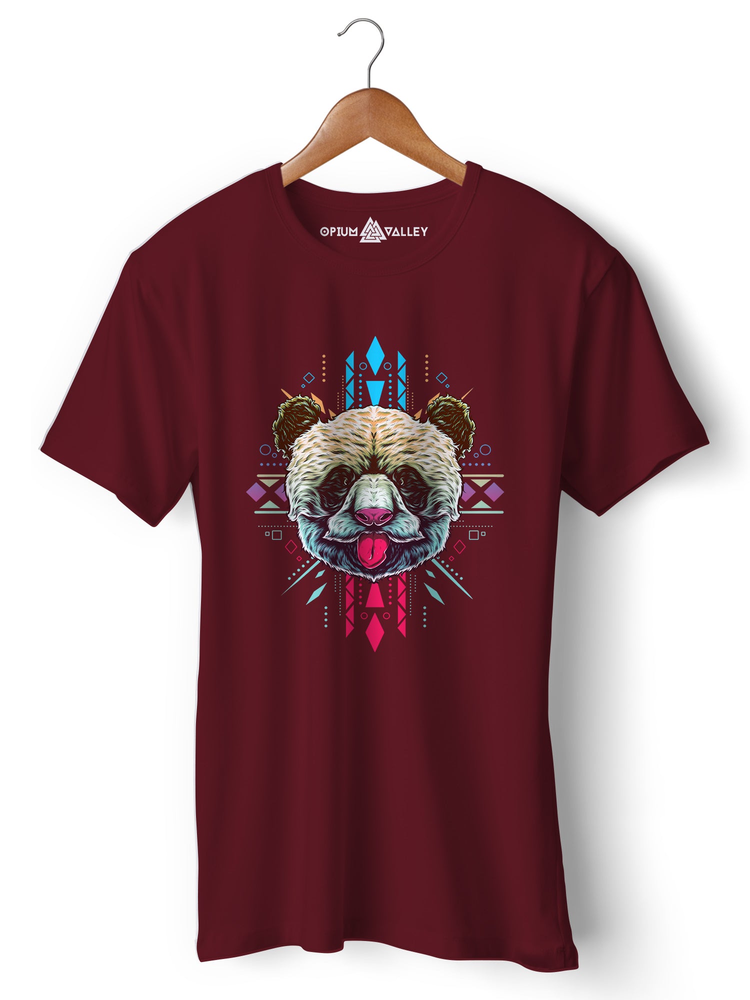 Sacred Panda - Round Neck T-Shirt - Opium Valley