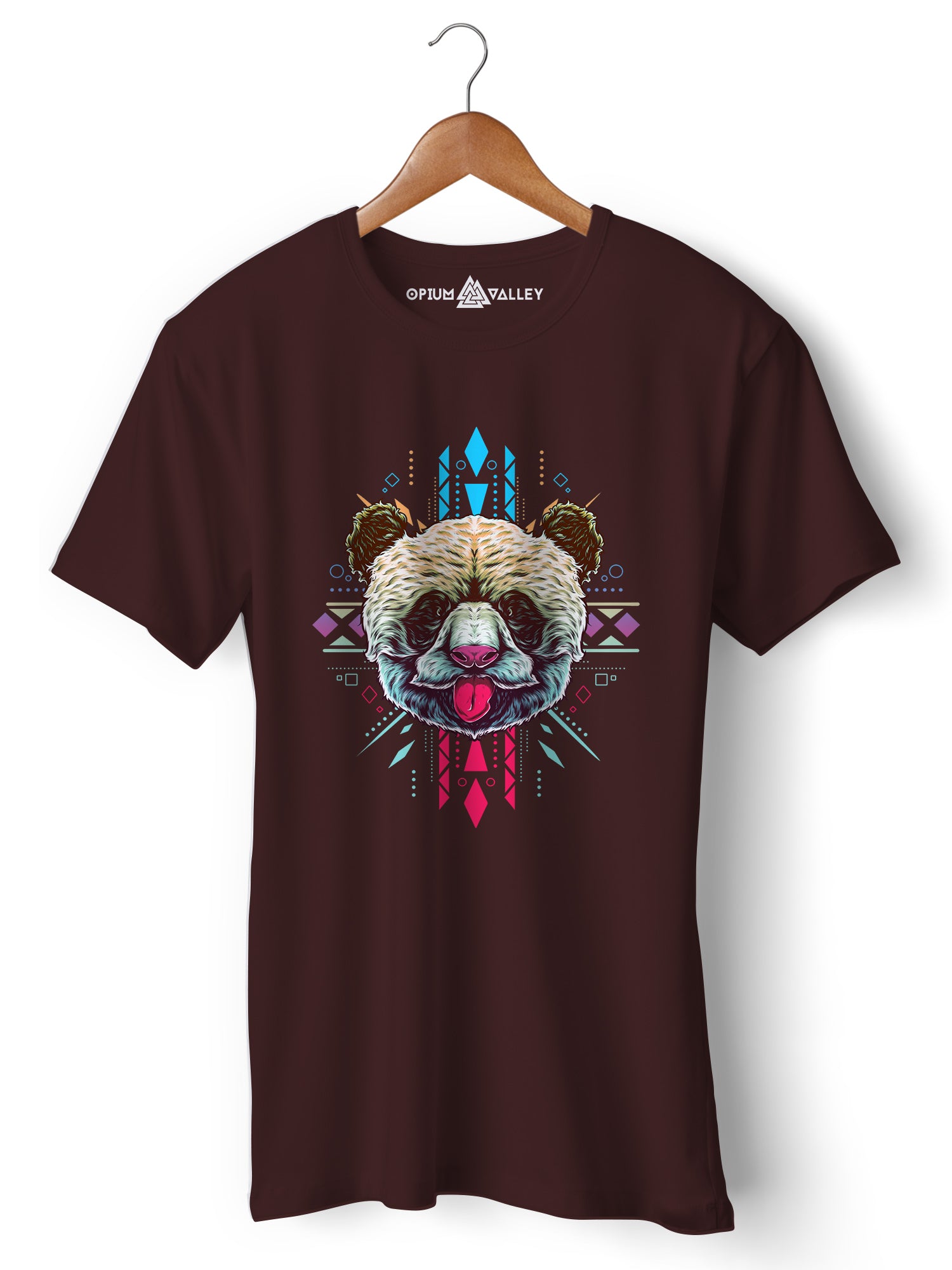 Sacred Panda - Round Neck T-Shirt - Opium Valley