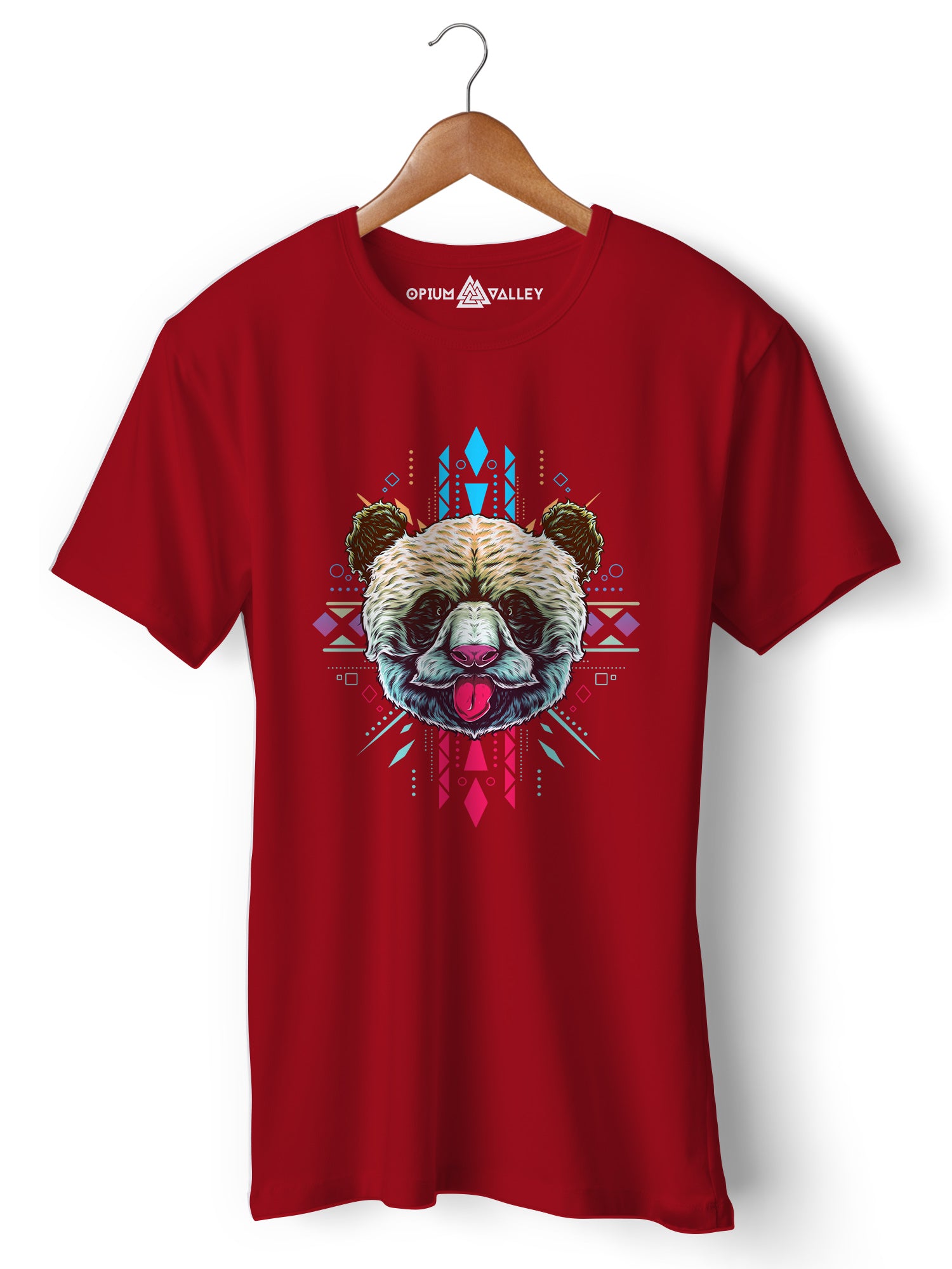 Sacred Panda - Round Neck T-Shirt - Opium Valley