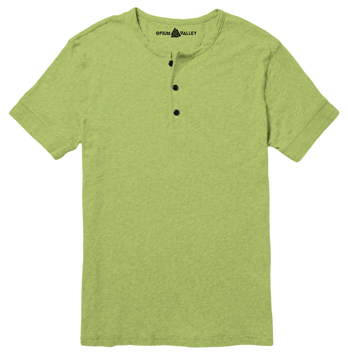 Parrot Green - Henley T-Shirt - Opium Valley