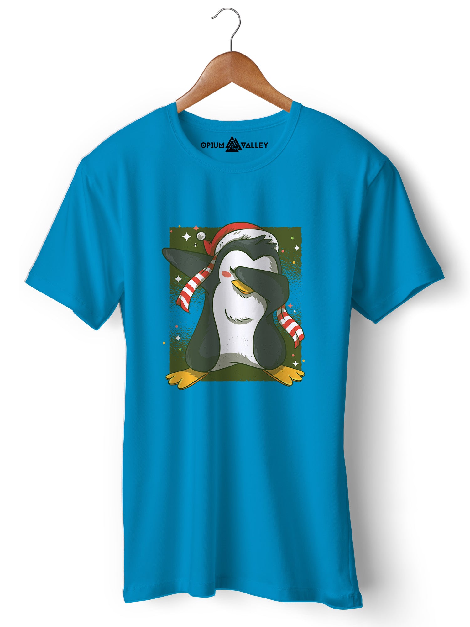 Dab Penguin - Round Neck T-Shirt - Opium Valley