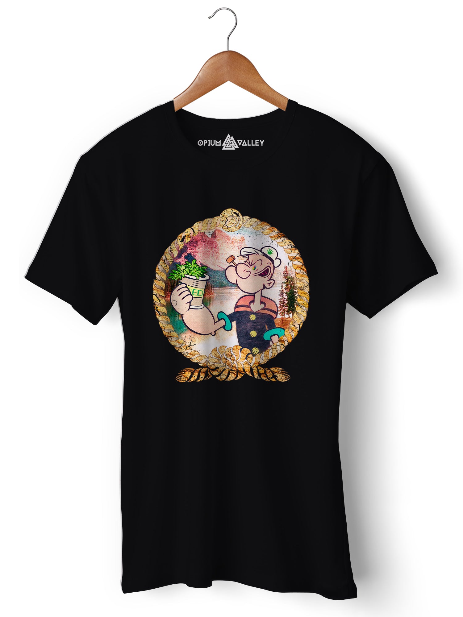 Popeye's Secret - Round Neck T-Shirt - Opium Valley