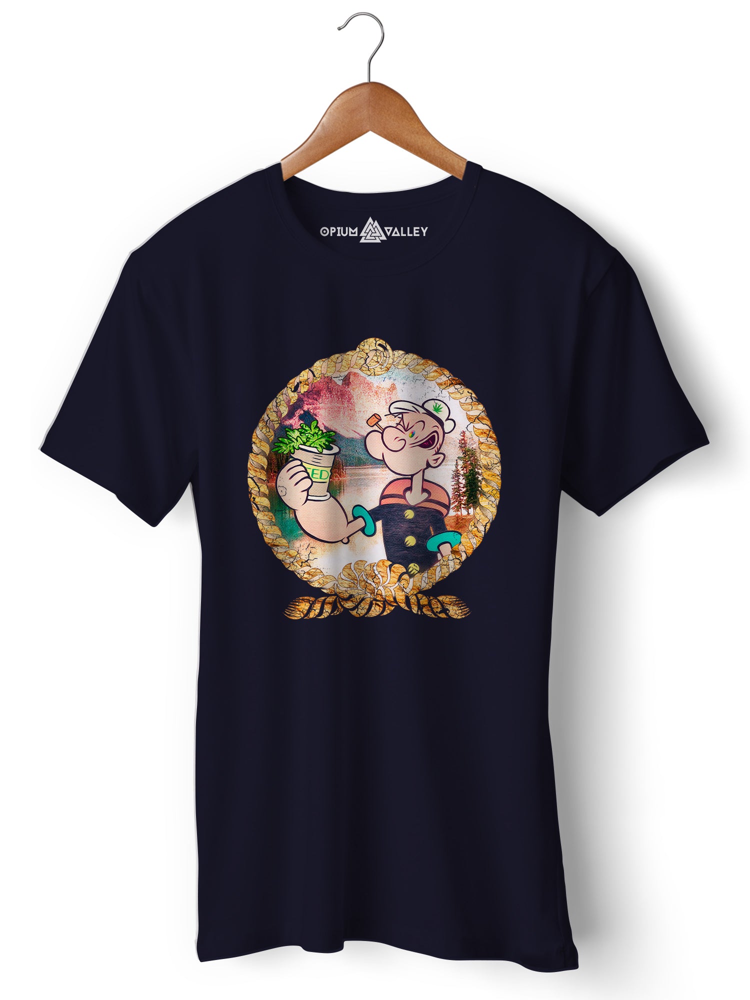 Popeye's Secret - Round Neck T-Shirt - Opium Valley