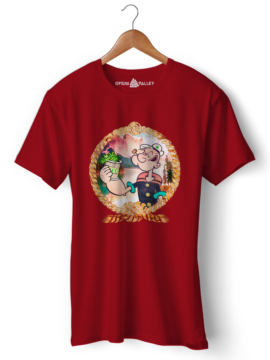 Popeye's Secret - Round Neck T-Shirt