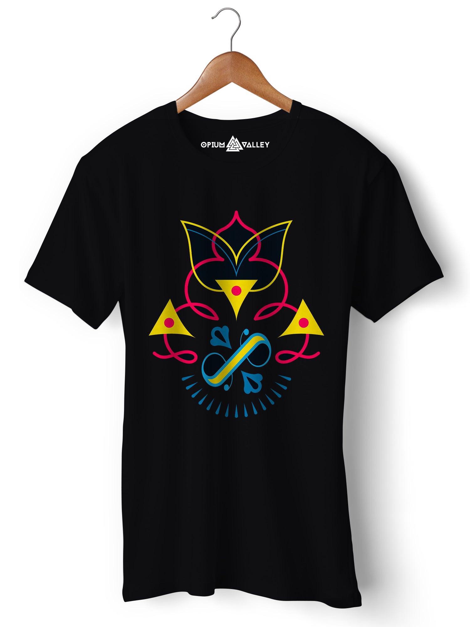 Men's Psy Art Graphic T-Shirt - Wearable Psychedelic Artwork