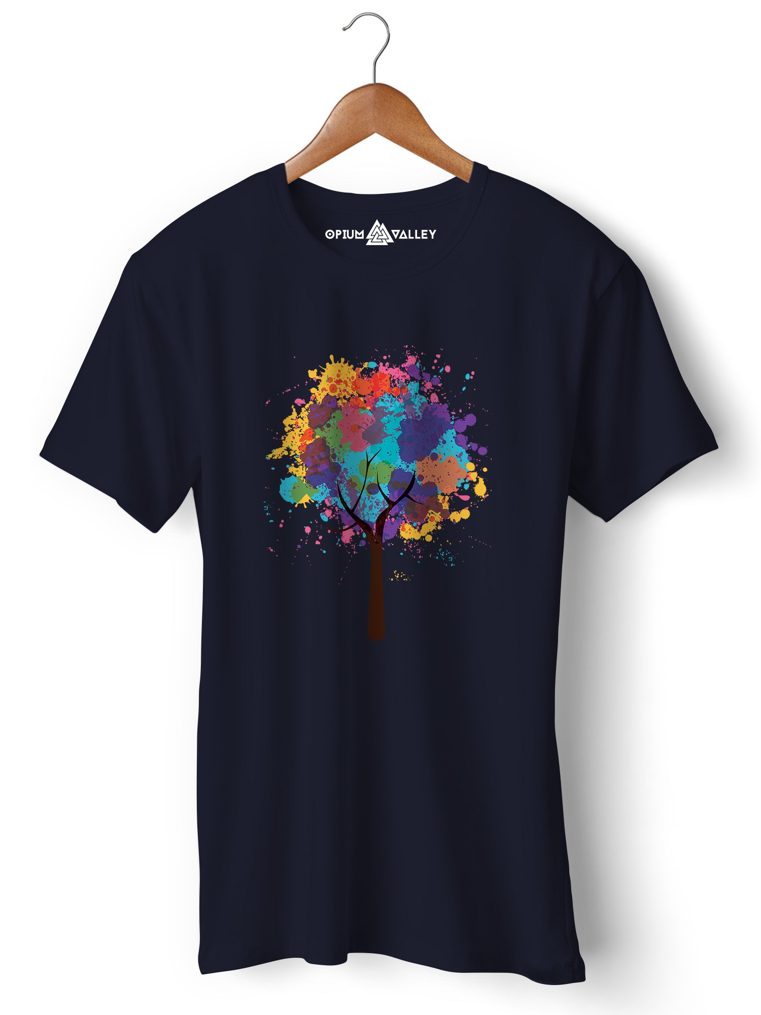 Psy Tree - Round Neck T-Shirt - Opium Valley