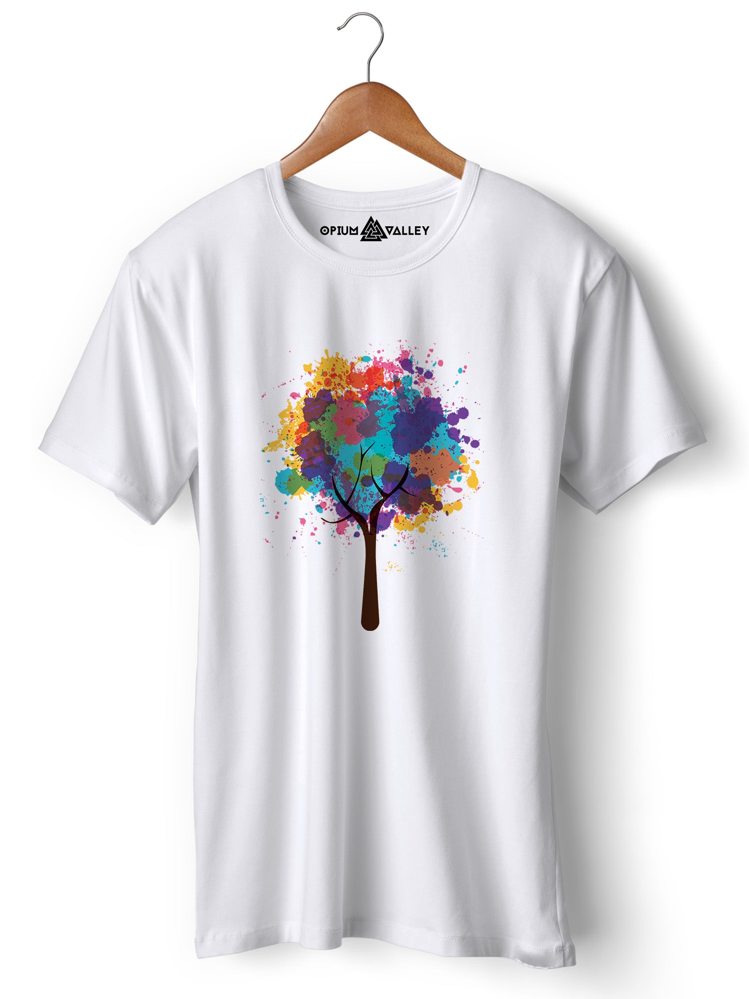 Psy Tree - Round Neck T-Shirt - Opium Valley