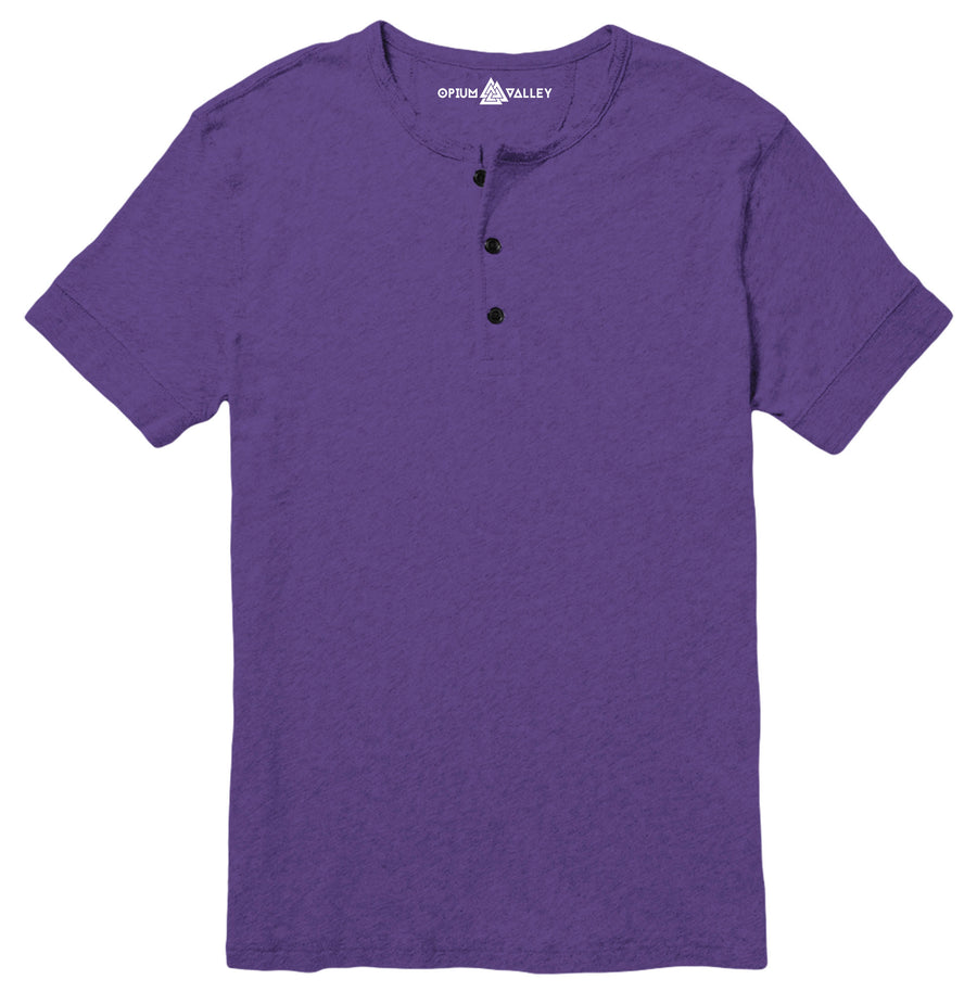 Purple - Henley T-Shirt