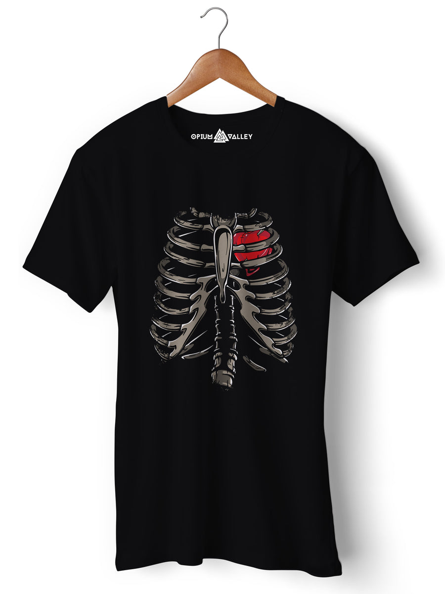Rib Cage - Round Neck T-Shirt