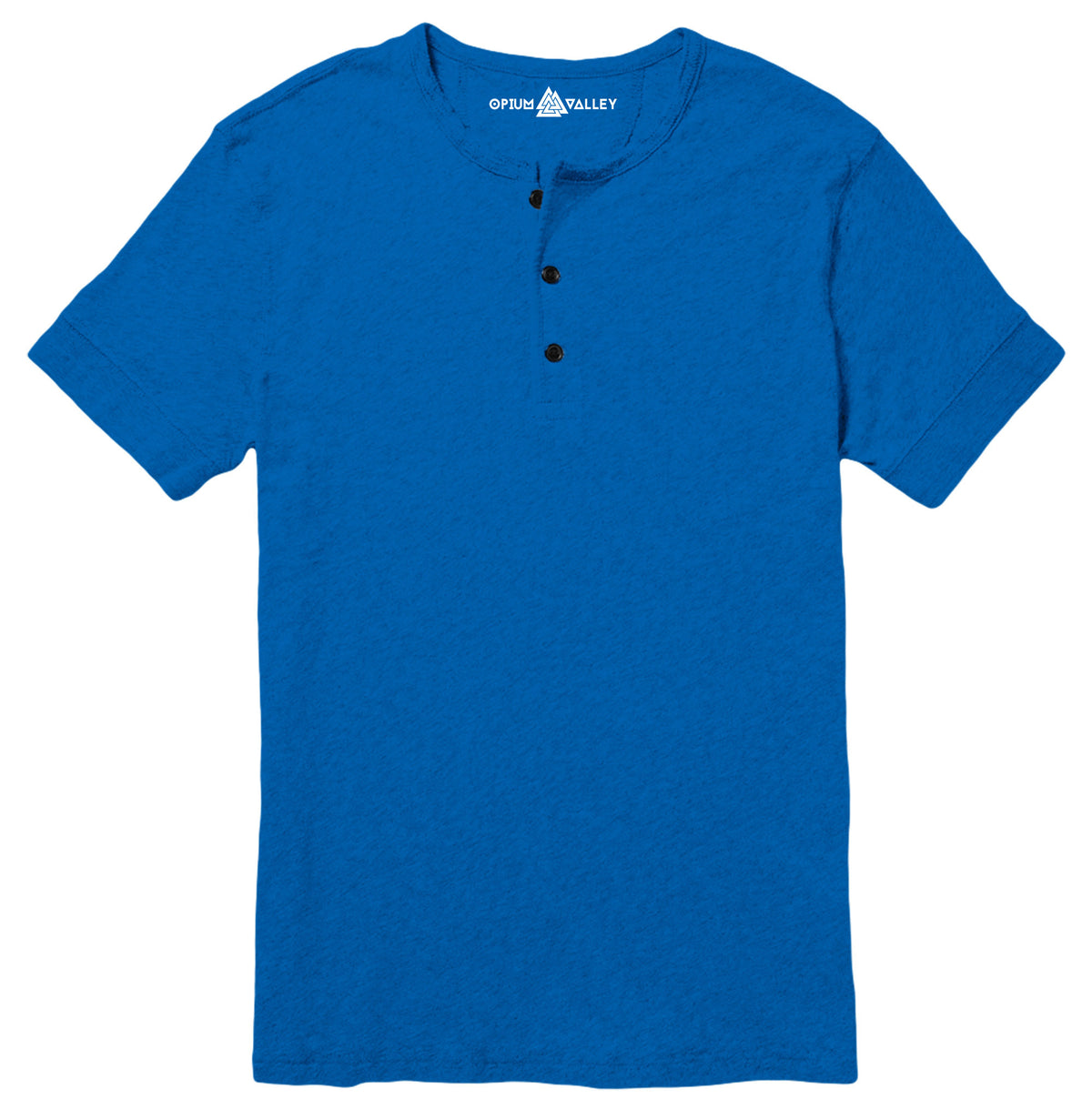 Royal Blue - Henley T-Shirt - Opium Valley