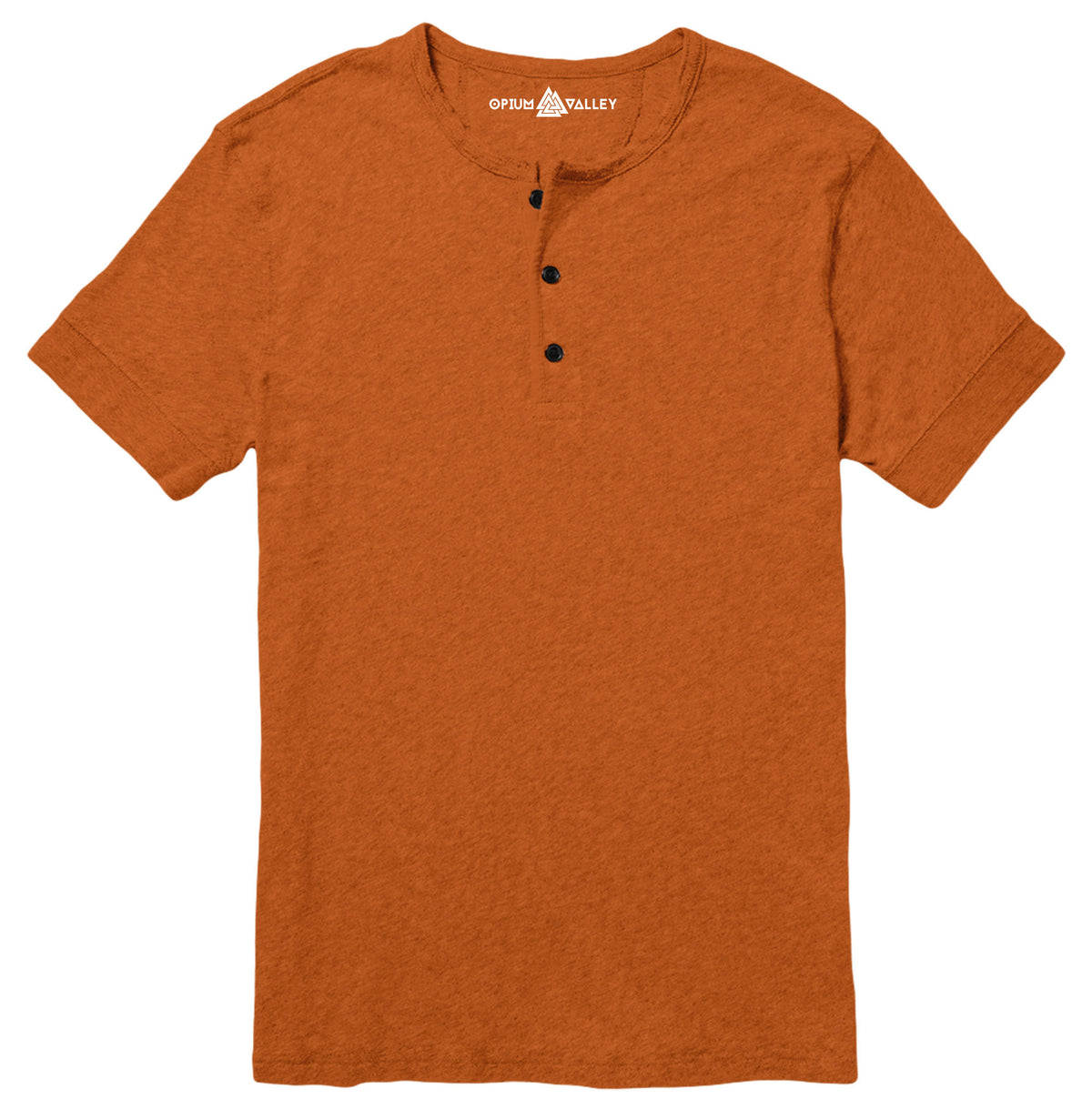 Rust - Henley T-Shirt - Opium Valley
