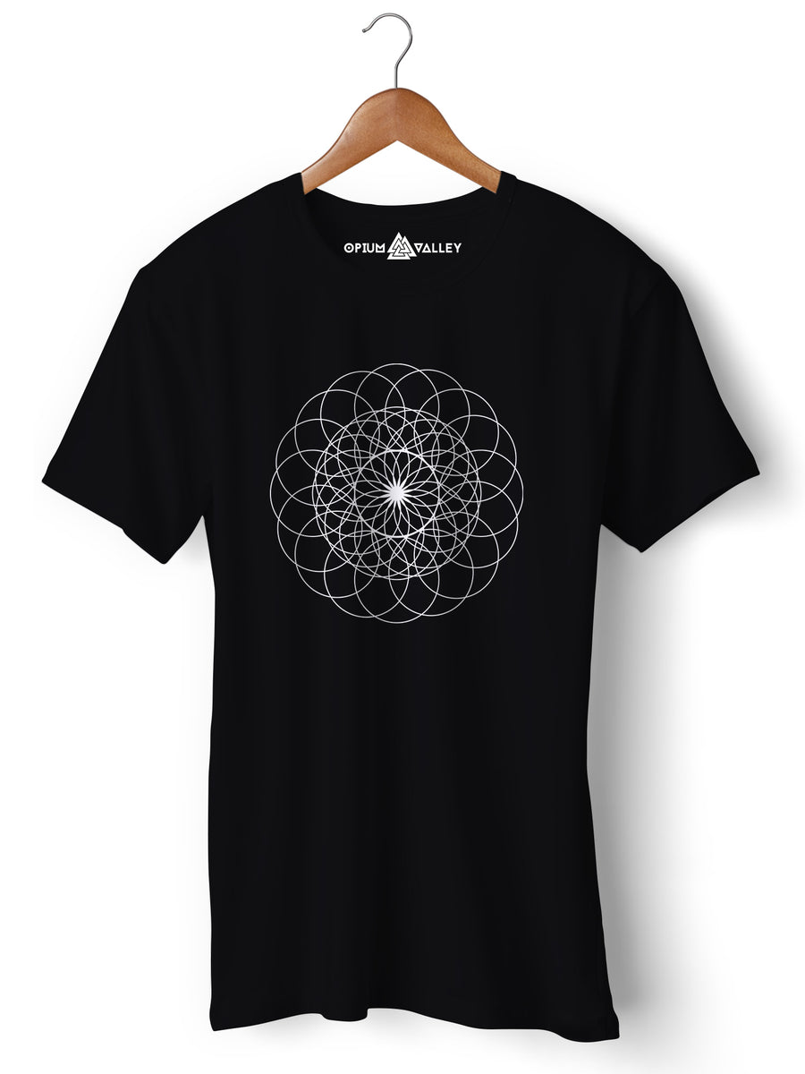 Sacred Geometry - Round Neck T-Shirt