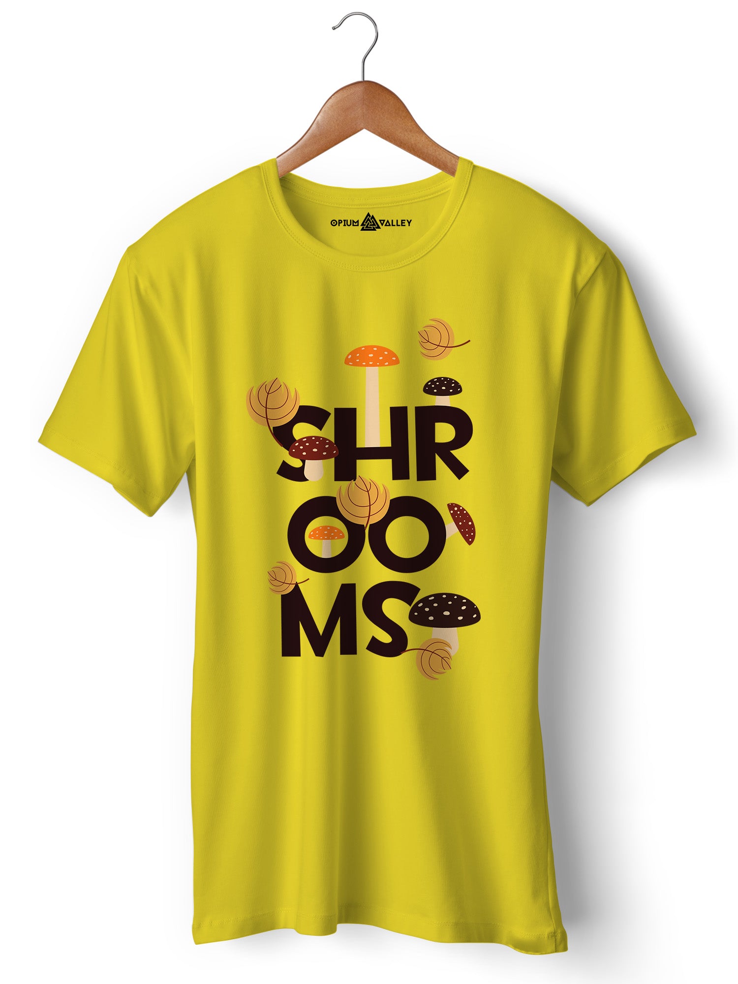 Shrooms - Round Neck T-Shirt - OPIUM VALLEY