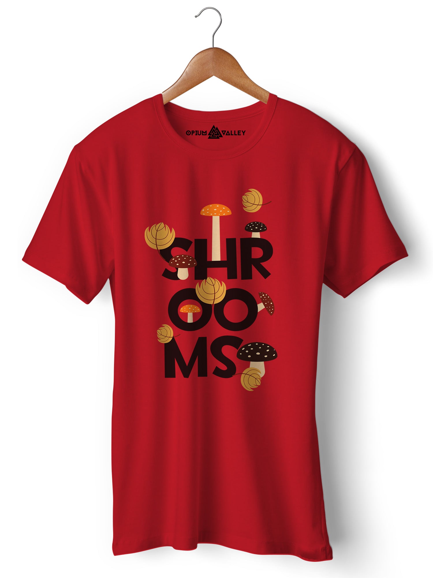 Shrooms - Round Neck T-Shirt - Opium Valley