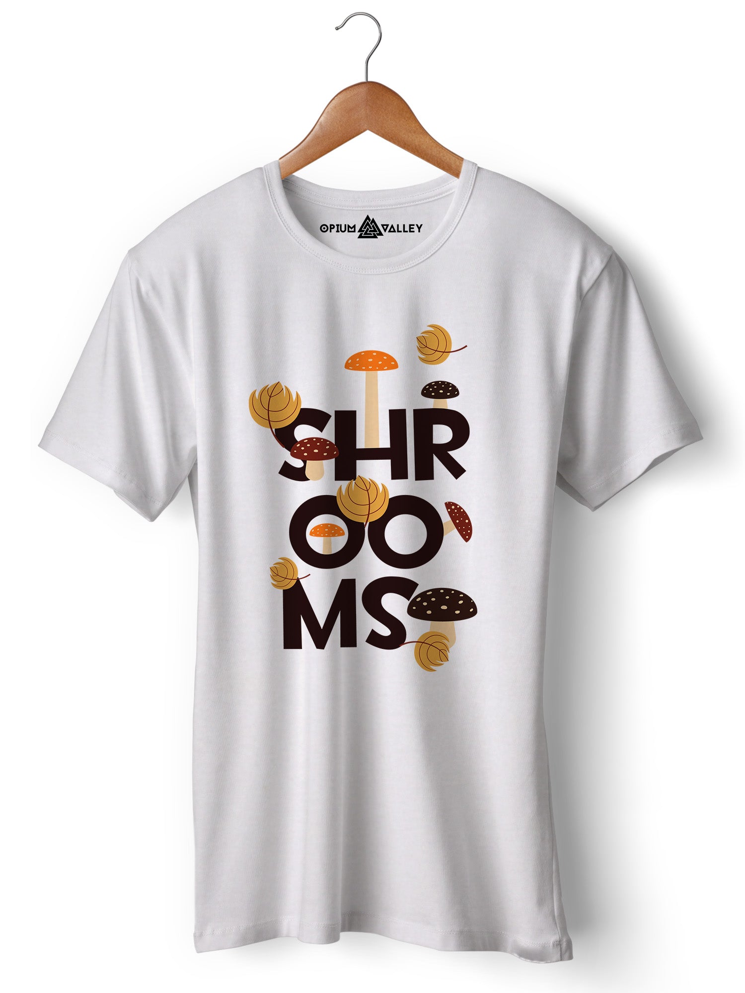 Shrooms - Round Neck T-Shirt - Opium Valley