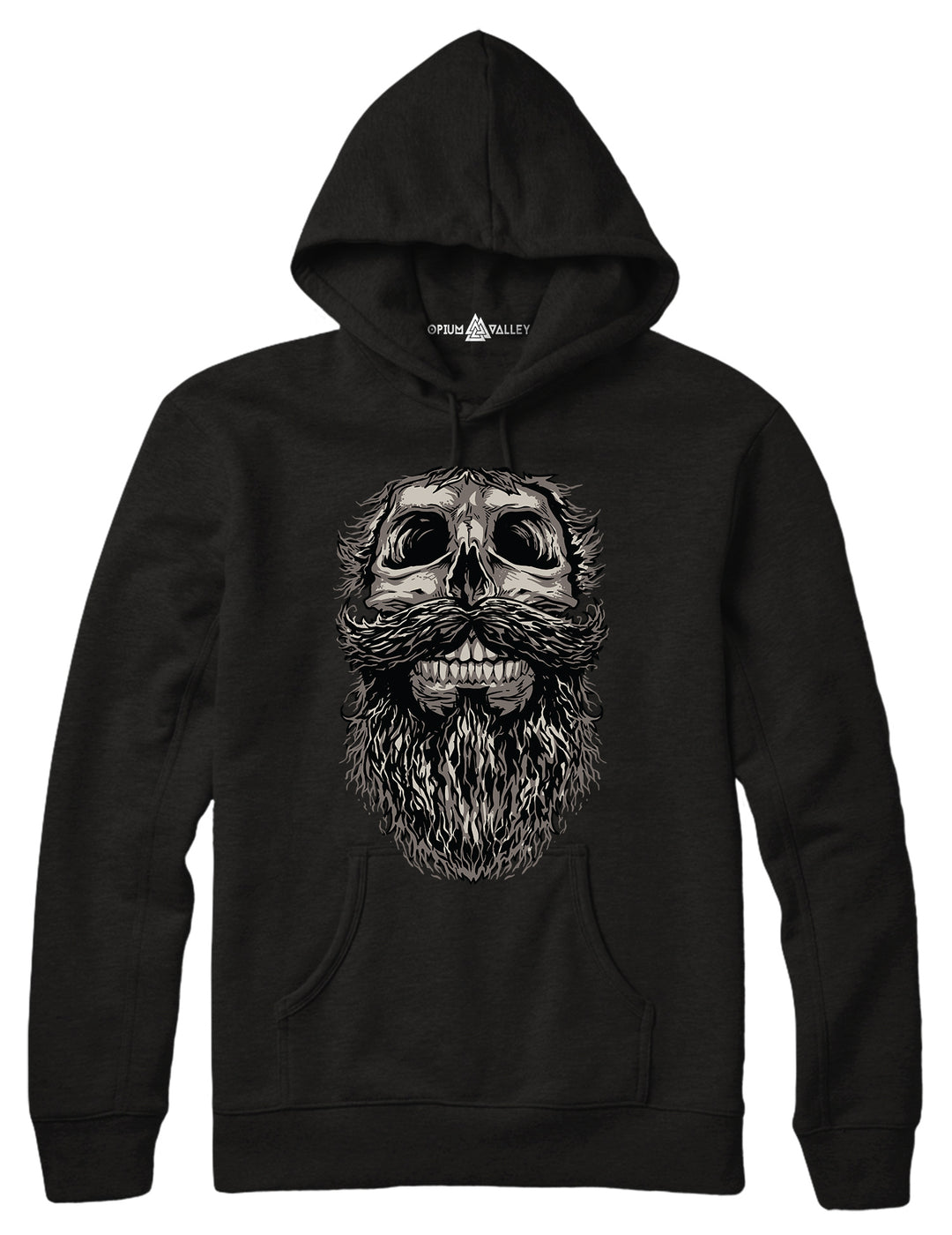 Skull Beard - Hoodie - Opium Valley