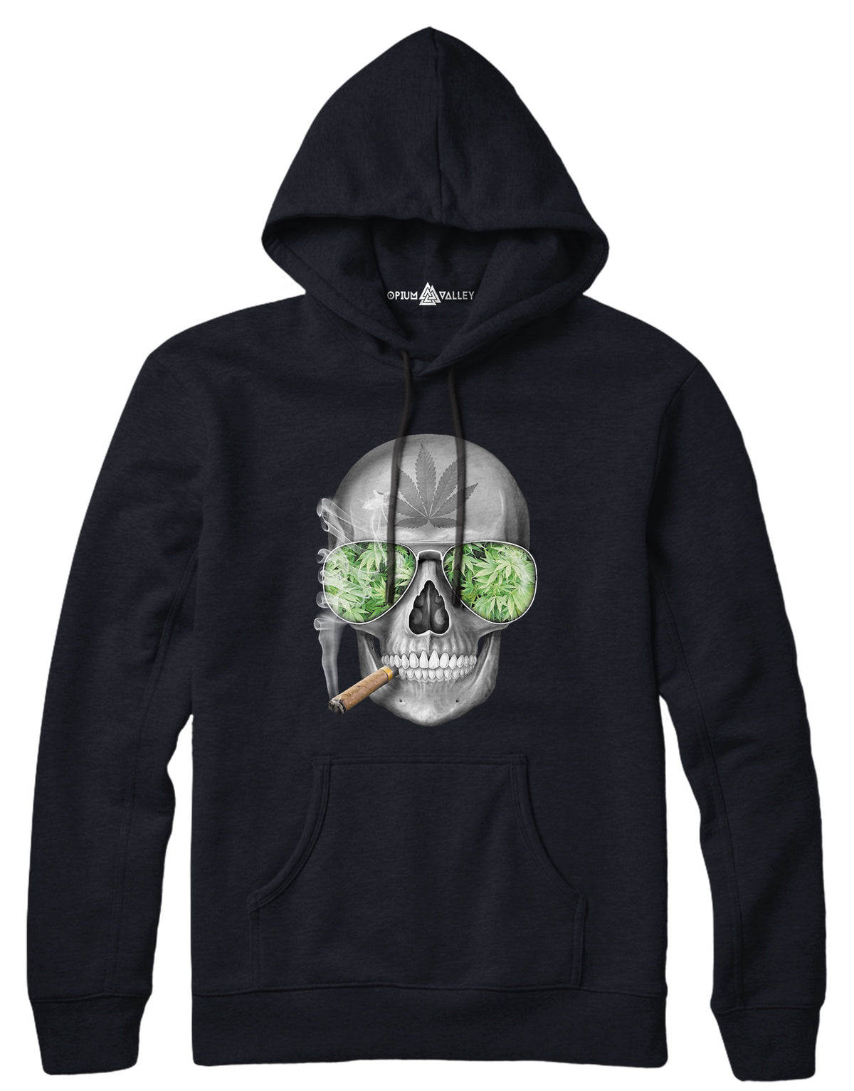 Skull Weed - Hoodie - Opium Valley