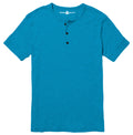 Turquoise Blue - Henley T-Shirt - Opium Valley