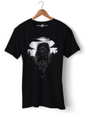 Men's Wild Wolf Graphic T-Shirt - Powerful Wolf Design