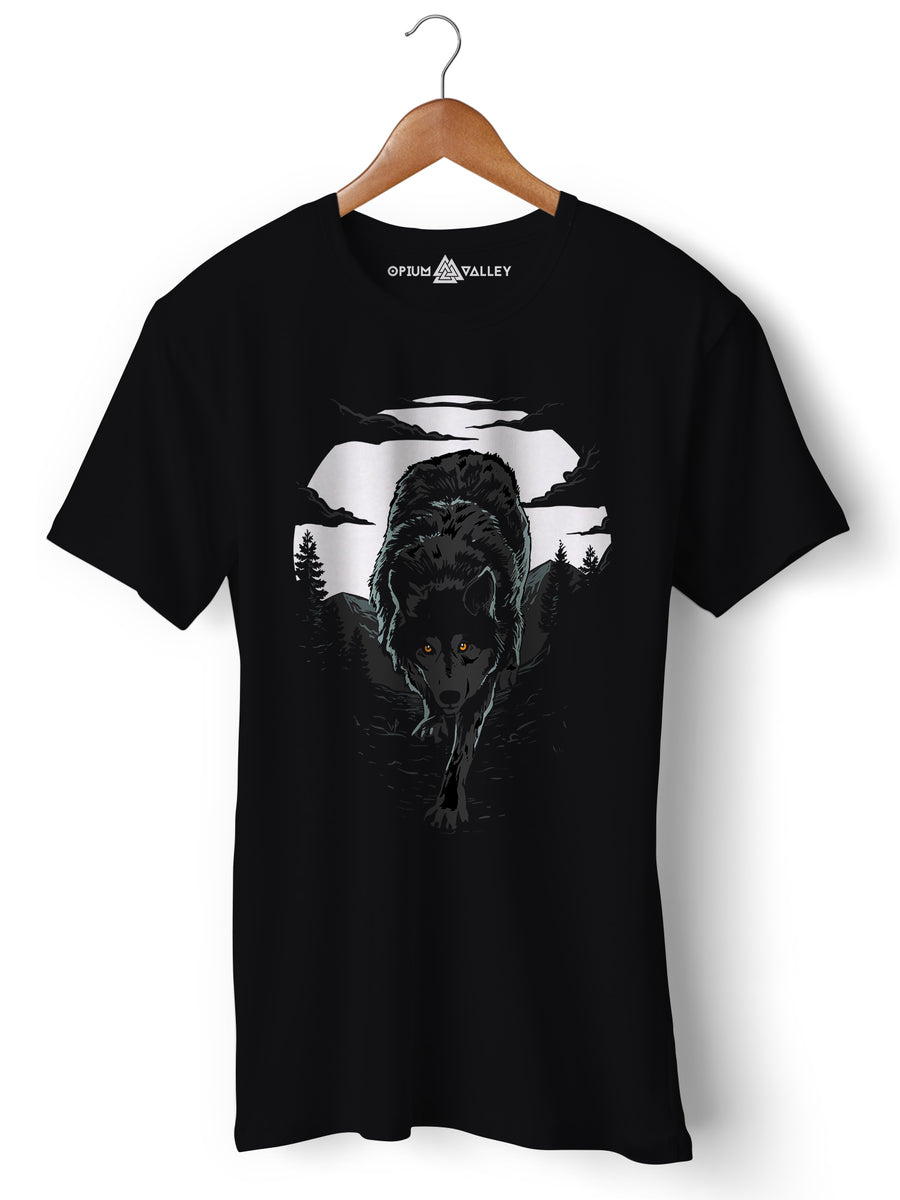Wild Wolf  - Round Neck T-Shirt