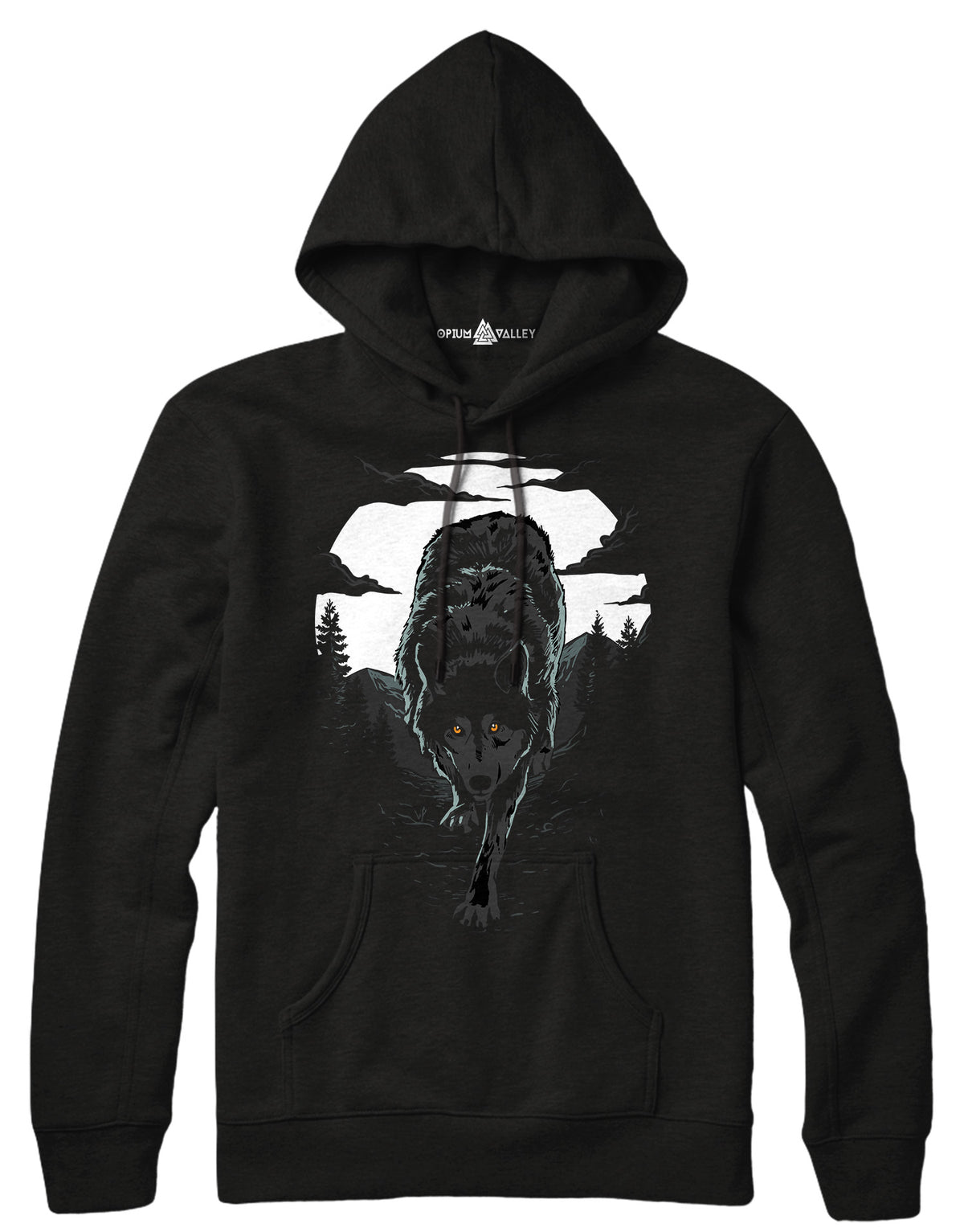 Wild Wolf  - Hoodie - Opium Valley